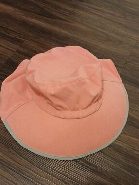 Kids Coral Sun Hat with Reflective Trim